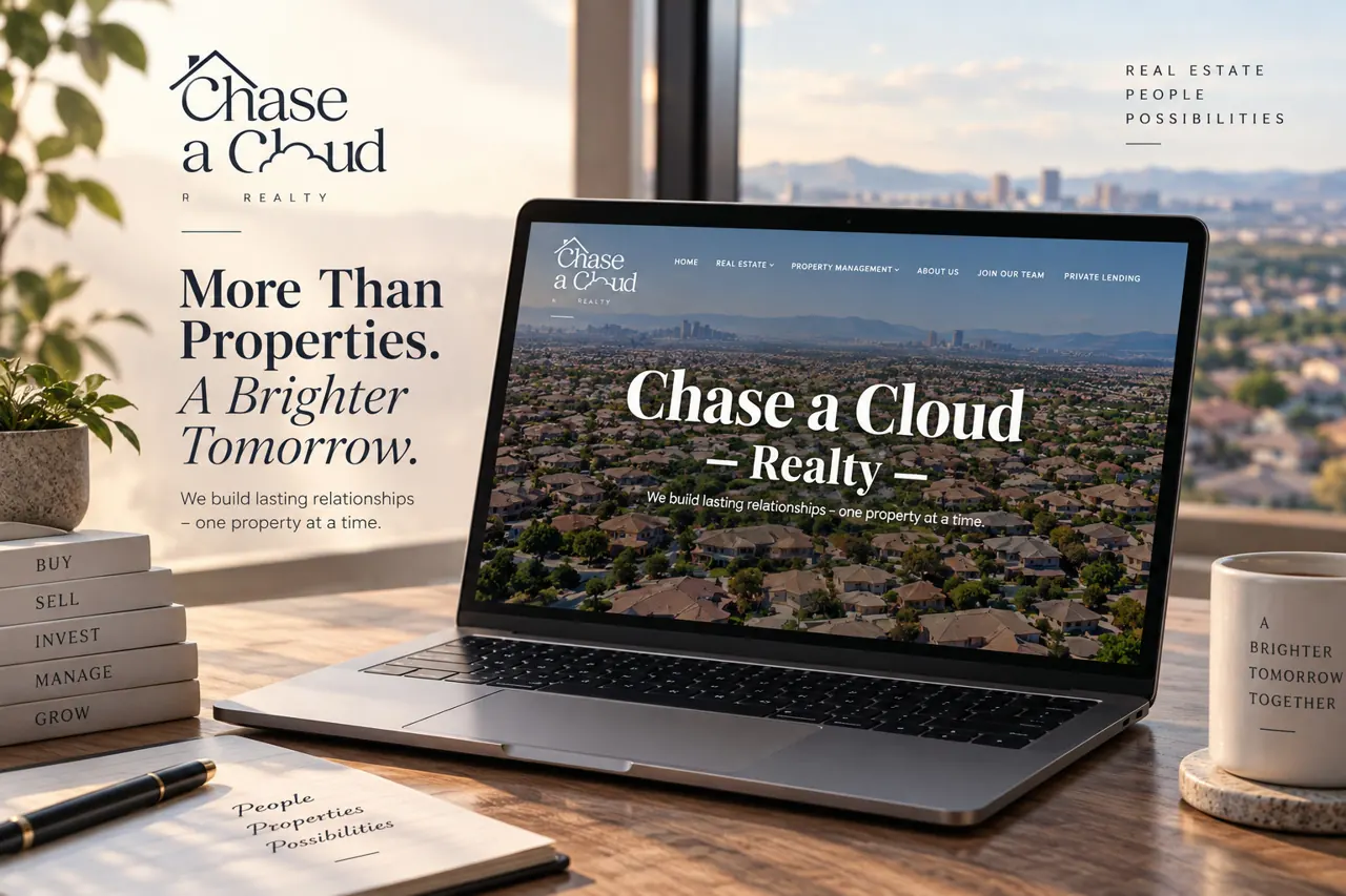 Chase a Cloud Realty - Недвижими имоти - уеб дизайн и разработка, проект на MegaDev