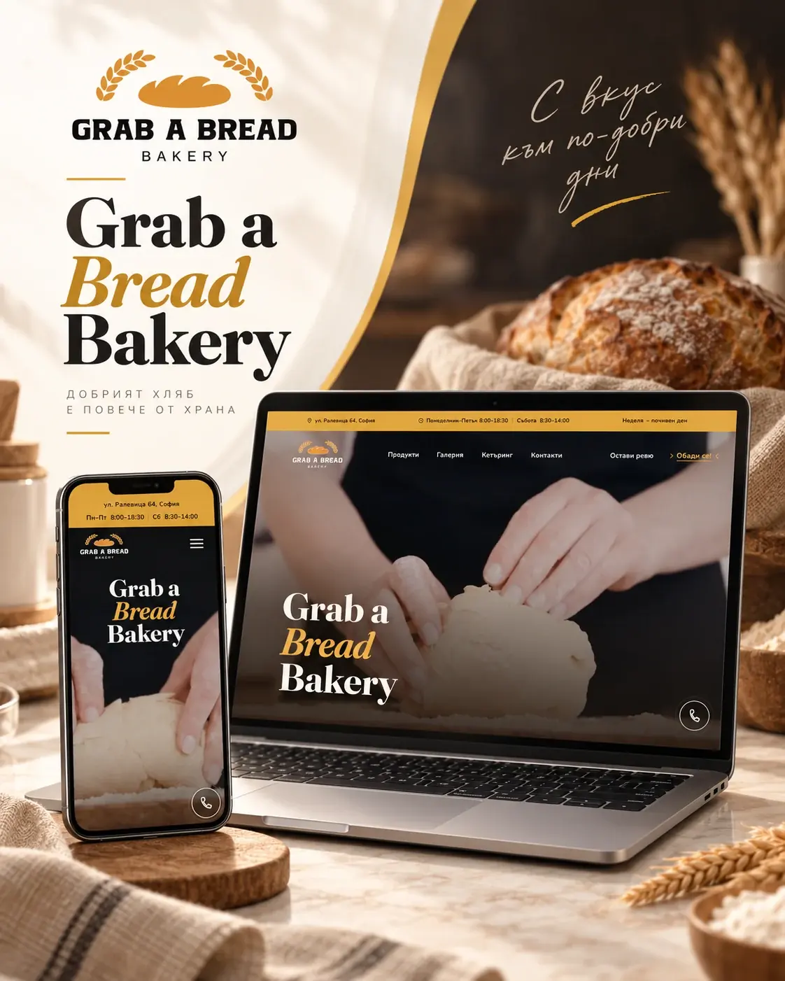 Проект на MegaDev - Grab A Bread